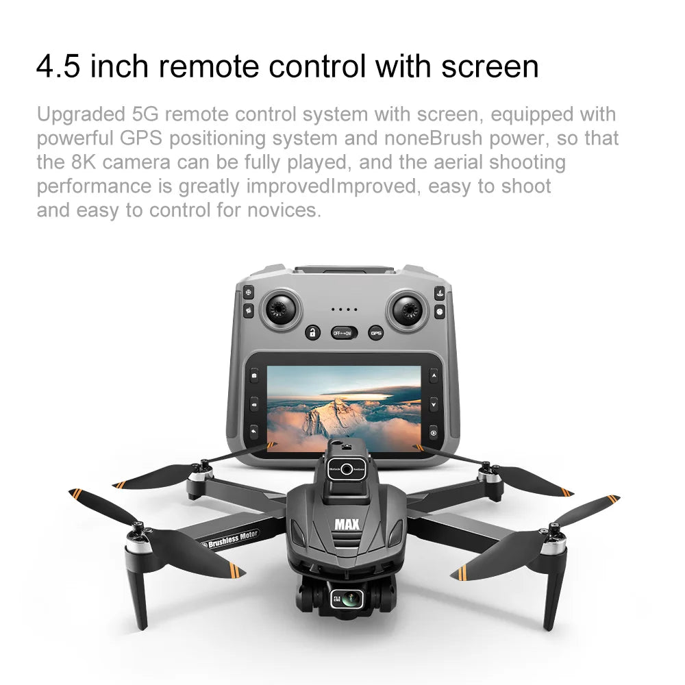 2025 V168 Pro MAX GPS Drone 8K Professional HD Camera 5G WIFI FPV 360° Ma boutique