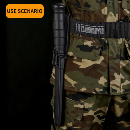Couteau d’Entraînement Tactique – Lame Souple TPE, Manche Nylon, Fourreau Inclus