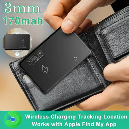 Carte de Localisation Wallet Tracker - GPS avec Recharge Sans Fil pour l'Application Apple Find My (Uniquement iOS) - BLACKBEARD OUTDOOR INDUSTRIES
