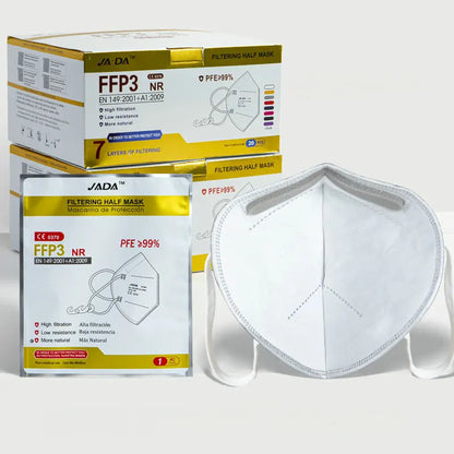 Masque FFP2 KN95 5 Couches CE – Protection Respiratoire Poussières, Fumées & Incendie - BLACKBEARD OUTDOOR INDUSTRIES