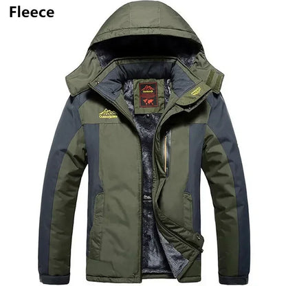 Parka Hiver Homme 2024 - Veste Chaude Imperméable avec Capuche Amovible | Coupe-Vent Militaire Fleece Jusqu’au 9XL - BLACKBEARD OUTDOOR INDUSTRIES
