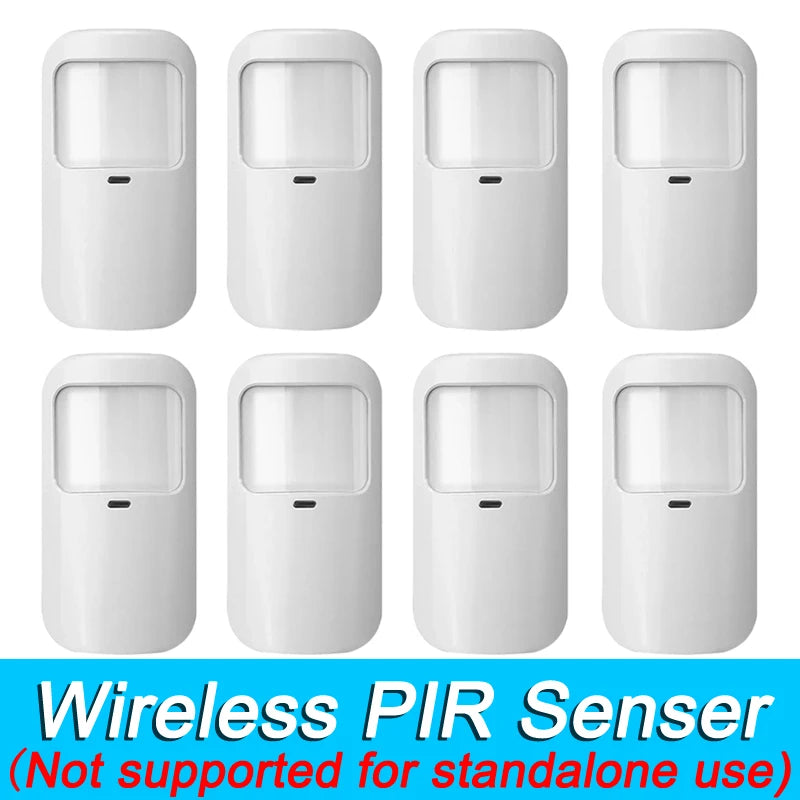 Détecteur de Mouvement PIR Sans Fil 433MHz EV1527 – Capteur Infrarouge pour Système d’Alarme et Sécurité (Lot de 1 à 8)