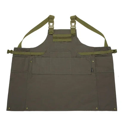 Tablier tactique 12 poches MOLLE, camouflage ou uni, taille unique