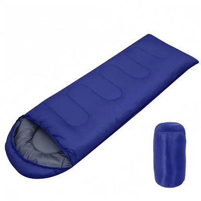 Sac de Couchage Camping Enveloppe 3 Saisons – Coton Léger, Confort 5-15°C, Adulte