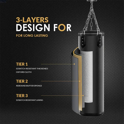 Sac de Boxe Creux en Tissu Oxford - Set pour Adultes et Jeunes BLACKBEARD OUTDOOR INDUSTRIES