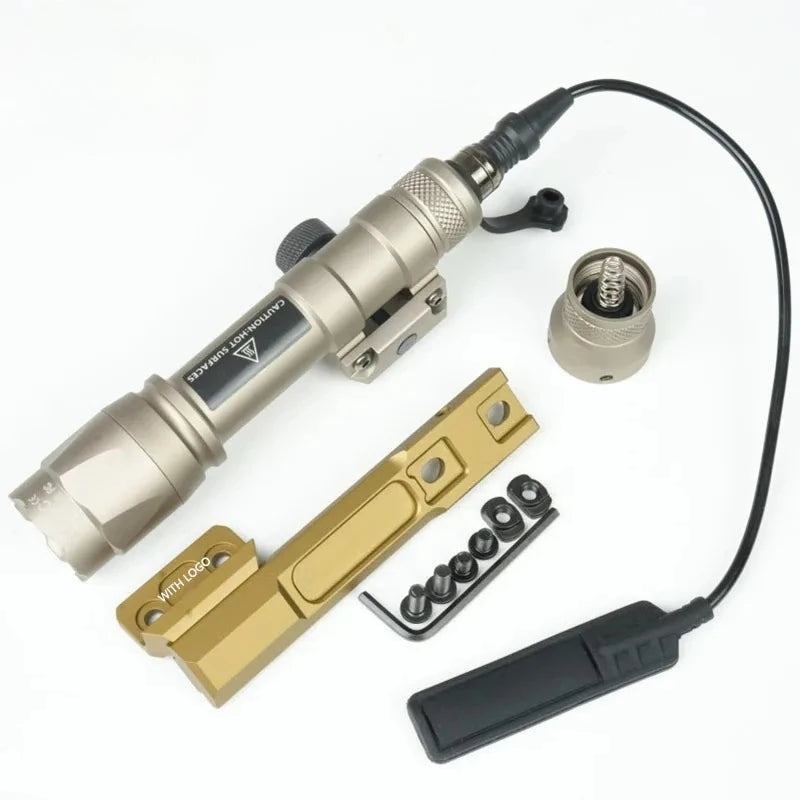 Lampe Tactique LED M300C / M600C – Rail 20mm & M-LOK, Alliage Aluminium, Airsoft Chasse AR15