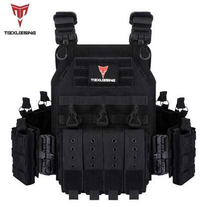 Gilet tactique style 6094 MOLLE réglable 1000D