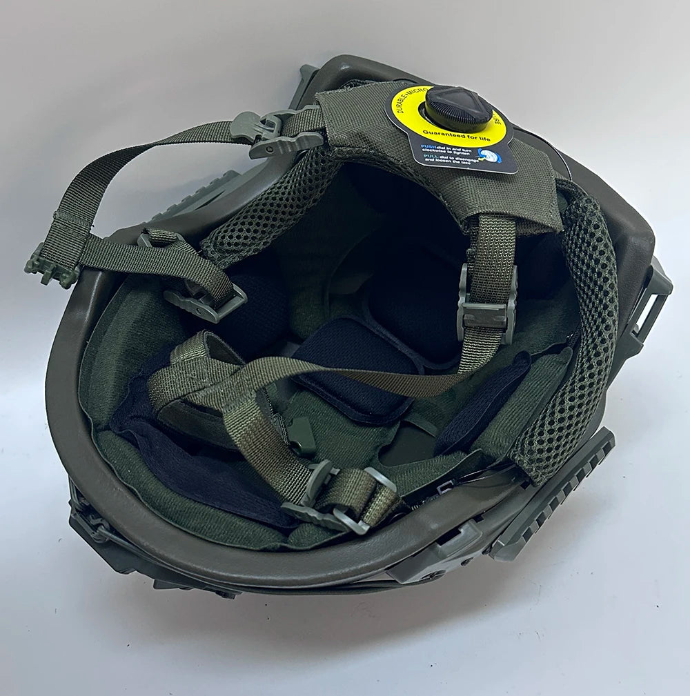 Casque Balistique LPRED Exfil Haute Découpe NIJ IIIA – Système BOA CAM FIT EPIC Liner - BLACKBEARD OUTDOOR INDUSTRIES