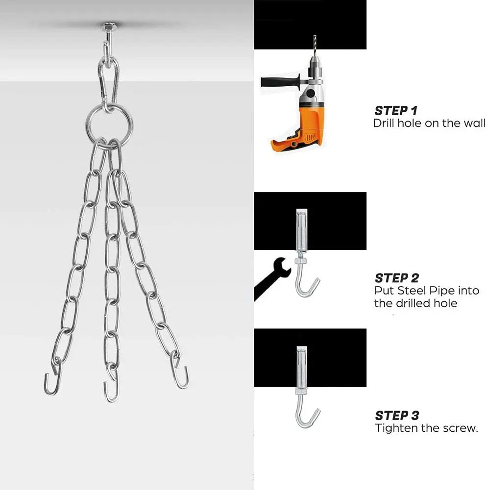 Sac de Boxe Creux en Tissu Oxford - Set pour Adultes et Jeunes BLACKBEARD OUTDOOR INDUSTRIES