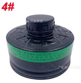 Masque Respiratoire Intégral Silicone – Filtres 3# 4# 7# – Peinture Pesticides Gaz