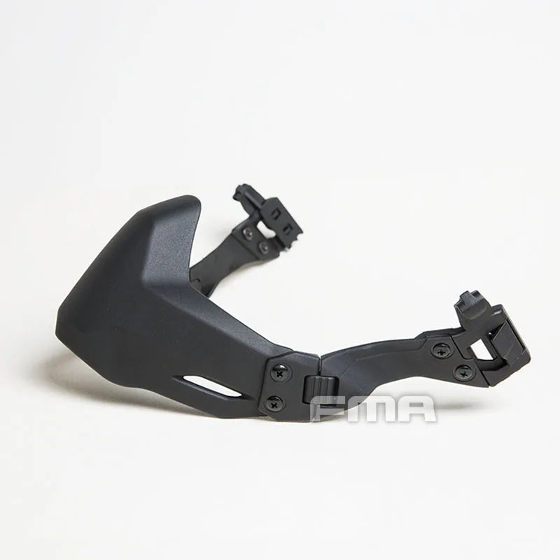 Demi-masque tactique airsoft pliable pour casque