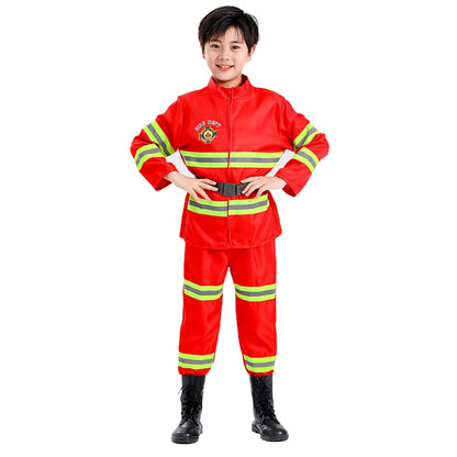Costume Pompier Enfant Complet – Déguisement Sapeur-Pompier avec Accessoires - BLACKBEARD OUTDOOR INDUSTRIES