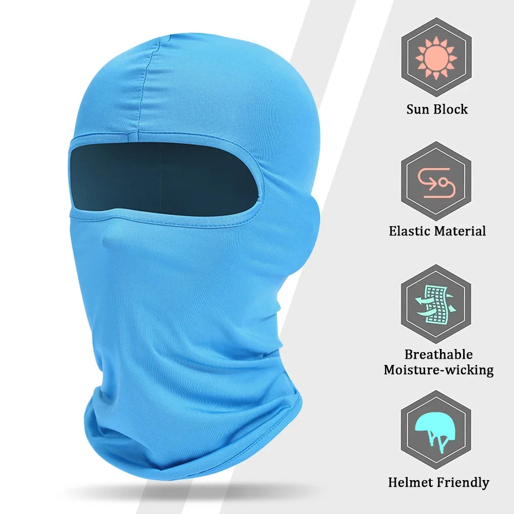 Cagoule multifonction respirante pour vélo, moto et randonnée