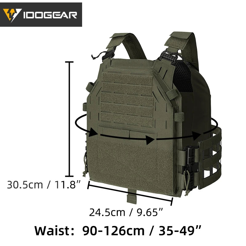 Gilet tactique IDOGEAR G4 quick release laser cut MOLLE - BLACKBEARD OUTDOOR INDUSTRIES