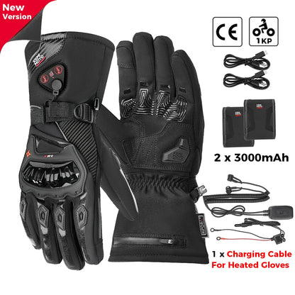 Gants chauffants rechargeables grand froid, tactiles et imperméables
