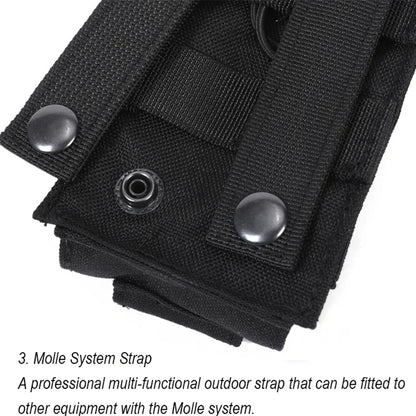 Pochette Tactique Triple Chargeurs – Universelle M4 / M14 / M16 / AK / AR / Glock | Système MOLLE EDC - BLACKBEARD OUTDOOR INDUSTRIES
