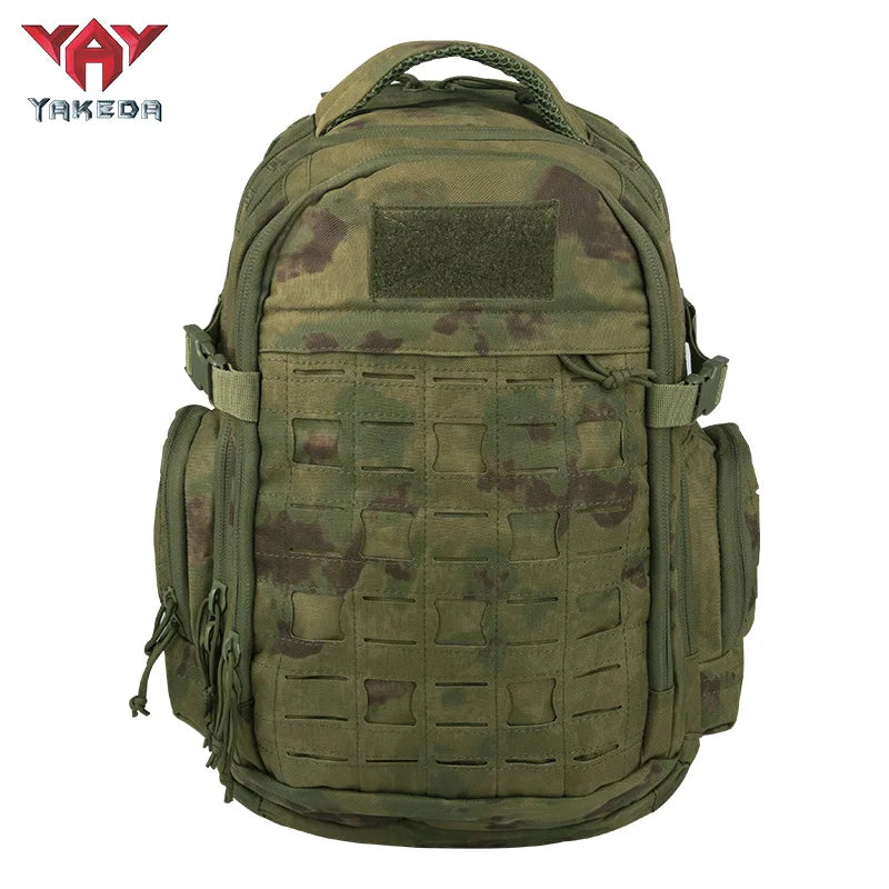 Sac à Dos Tactique YAKEDA – Randonnée, Trekking, Montagne, Camping Camouflage 600D Molle - BLACKBEARD OUTDOOR INDUSTRIES
