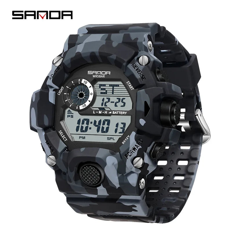 SANDA 2183 – Montre Électronique Homme - BLACKBEARD OUTDOOR INDUSTRIES