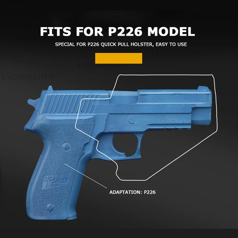 Holster Tactique Kydex P226 à Dégainage Rapide