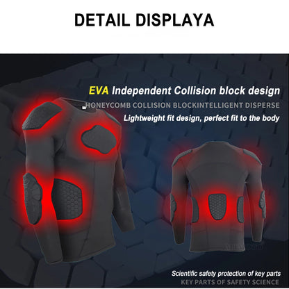 Sous-Vêtement Moto Protection Intégrale – Armure Nid d’Abeille EVA, 8 Modules | Motocross Enduro - BLACKBEARD OUTDOOR INDUSTRIES