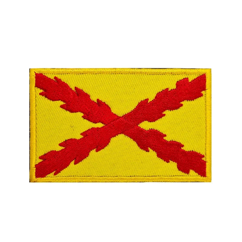 Patch Brodé Drapeau Espagnol – Patch Velcro 3D Écologique, Idéal pour Vêtements, Sacs, Accessoires et DIY - BLACKBEARD OUTDOOR INDUSTRIES