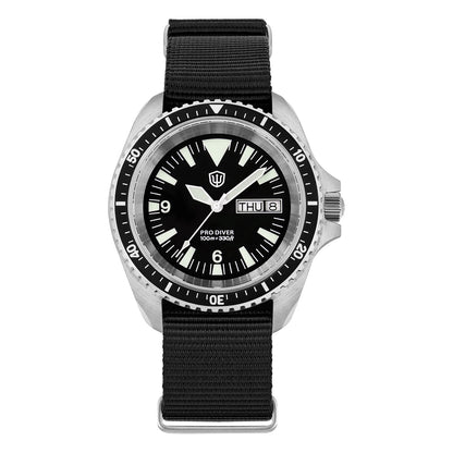 Montre militaire WD1980 avec verre saphir 39 mm