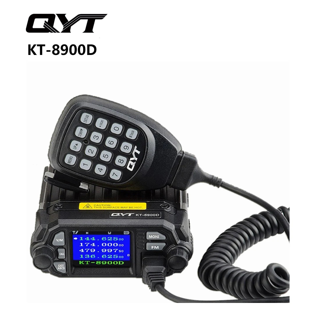 QYT KT-8900D Talkie-Walkie Mobile Radio VHF/UHF Double Bande – 25W, 200 Canaux, Quad Watch - BLACKBEARD OUTDOOR INDUSTRIES
