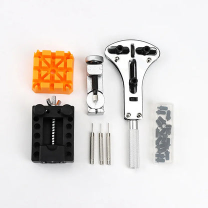 Kit d'Outils de Réparation de Montres - Outils de Remplacement de Piles, Retrait de Maillons, Ouvre-Boîtier, Gants Antistatiques - BOXUEQI BLACKBEARD OUTDOOR INDUSTRIES