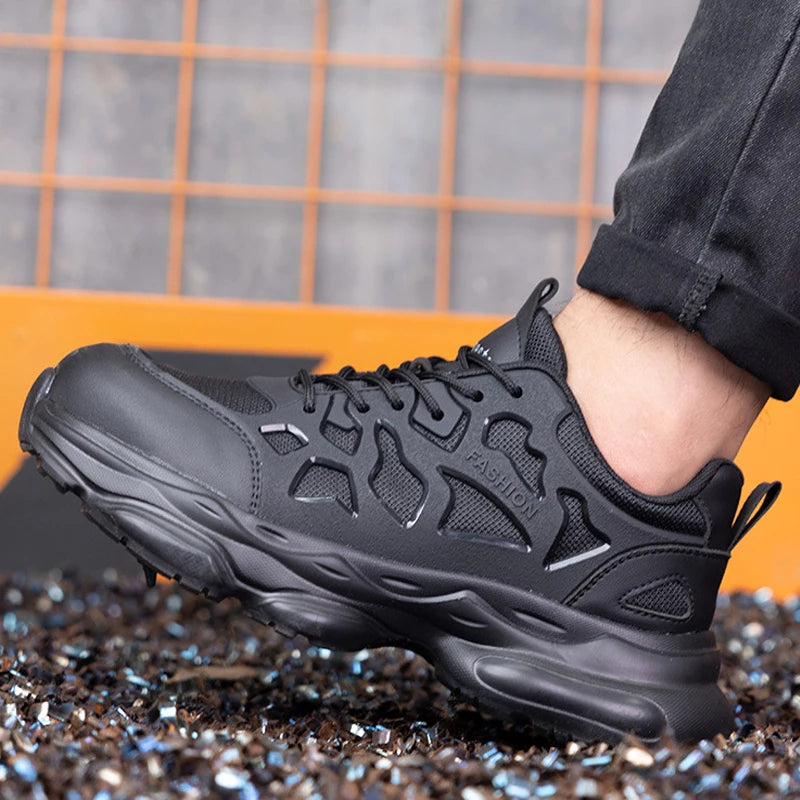 Chaussures de sécurité discrètes police en civil, embout acier