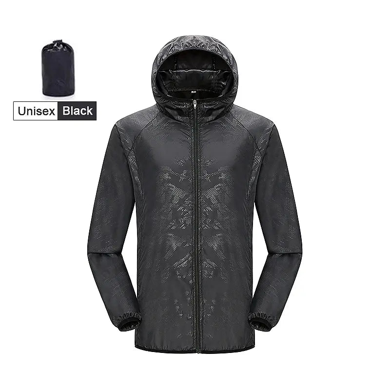 Veste Imperméable Randonnée Légère Anti UV Outdoor