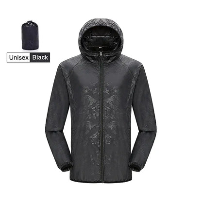 Veste Imperméable Randonnée Légère Anti UV Outdoor