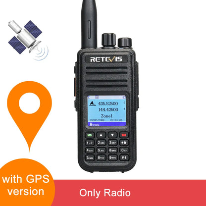 Talkie-walkie DMR Retevis RT3S – Radio amateur VHF/UHF 5W, GPS (APRS), AES‑256, longue portée - BLACKBEARD OUTDOOR INDUSTRIES