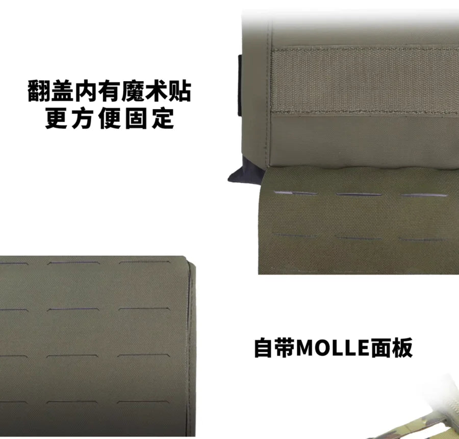 Paire de Poches Latérales Ajustables pour Gilet Tactique MOLLE - Panneaux Latéraux pour JPC, FCPC et FCSK - BLACKBEARD OUTDOOR INDUSTRIES