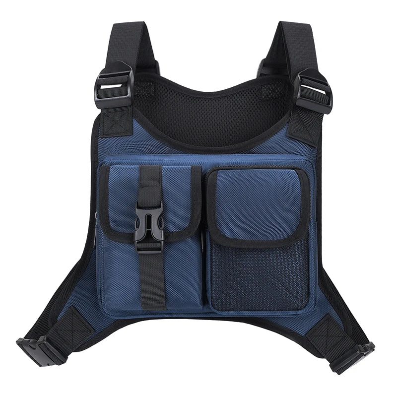 Sac de poitrine tactique MOLLE pour randonnée et outdoor