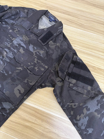 Veste de treillis militaire camouflage multicam, unisexe