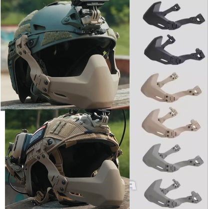 Demi-masque tactique airsoft pliable pour casque