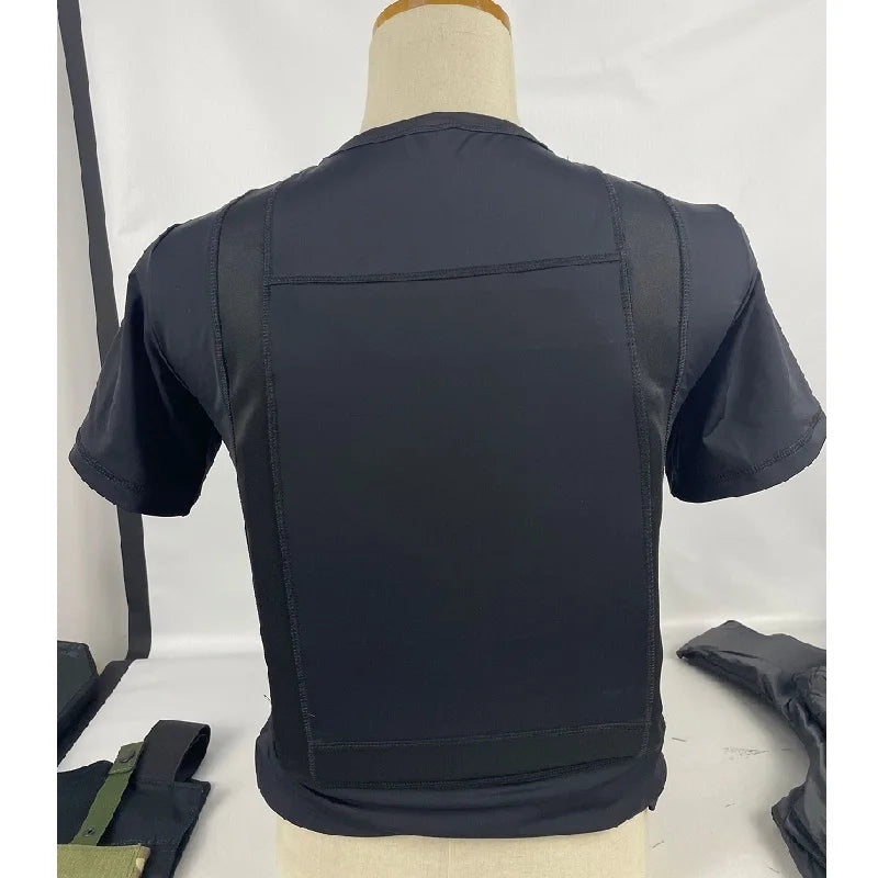 Tee-shirt pare-balles NIJ IIIA port discret – gilet balistique PE ultraléger pour port invisible - BLACKBEARD OUTDOOR INDUSTRIES