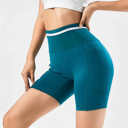 Legging short femme à poches pour le sport