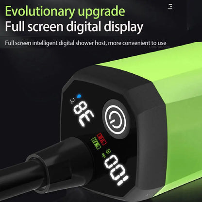 Douche de camping rechargeable 6 000 mAh – Écran et USB-C