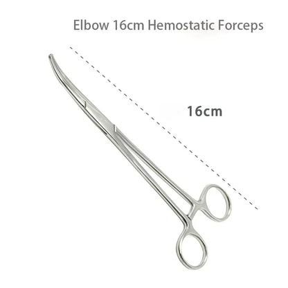 Pinces hémostatiques en acier inoxydable 1 pièce - Outil chirurgical, pinces de verrouillage courbées/droites pour pêche