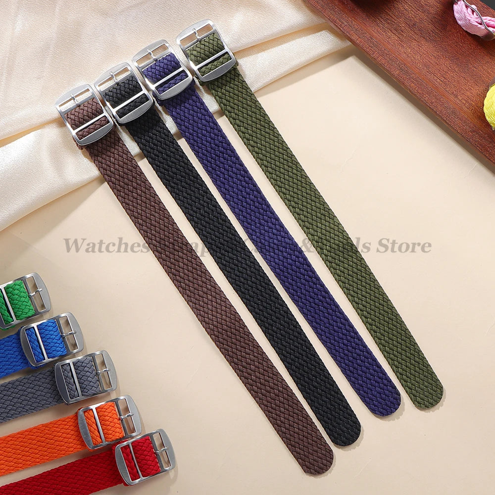 Bracelet de Montre en Toile Nylon Tissée – Compatible avec Omega, Seiko, Samsung, Huawei et Autres Montres - BLACKBEARD OUTDOOR INDUSTRIES