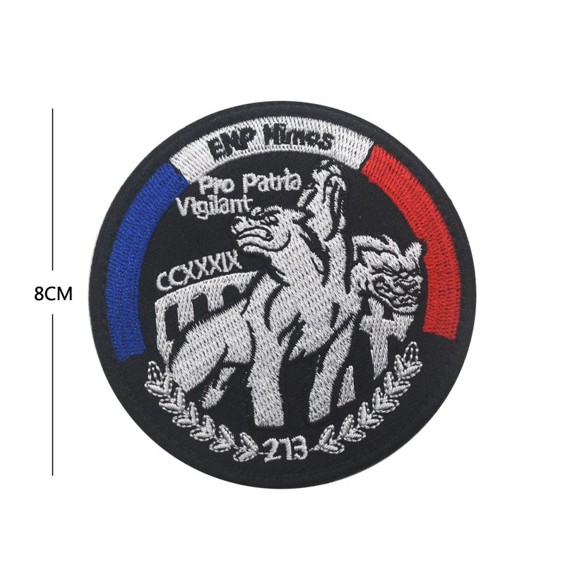 Patch Tactique France GIGN Infrared – Brodé avec Drapeau et Effet Réfléchissant IR - BLACKBEARD OUTDOOR INDUSTRIES