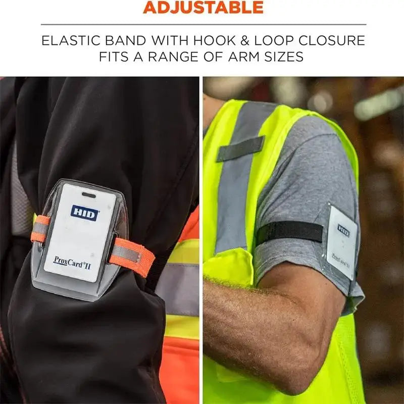 Porte-Badge Réfléchissant Brassard Élastique Ajustable – Porte-Carte ID Police - BLACKBEARD OUTDOOR INDUSTRIES