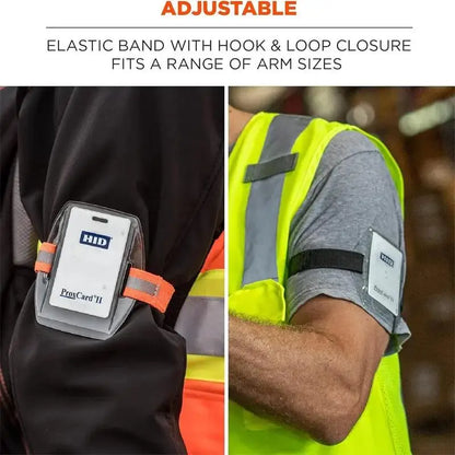 Porte-Badge Réfléchissant Brassard Élastique Ajustable – Porte-Carte ID Police - BLACKBEARD OUTDOOR INDUSTRIES