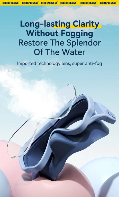 COPOZZ Masque de Plongée Enfant 4–15 ans – Masque Intégral HD Anti-Buée avec Tuba Amovible - BLACKBEARD OUTDOOR INDUSTRIES