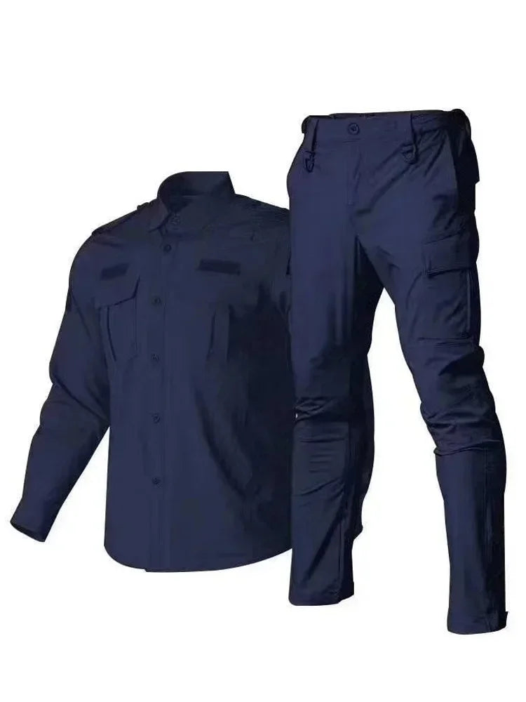 Uniforme Tactique 2 Pièces – T-Shirt et Pantalon à Séchage Rapide pour Homme – Tenue de Travail Légère et Hautement Résistante pour Activités Extérieures - BLACKBEARD OUTDOOR INDUSTRIES