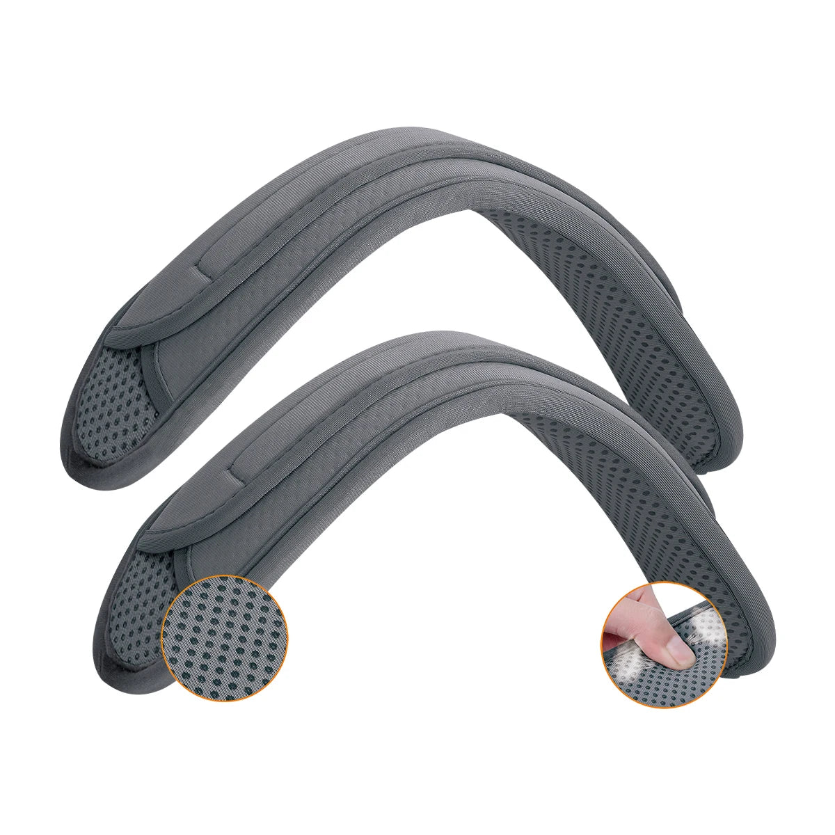 Lot de 2 Coussinets d'Épaule Universels Antidérapants – Épaulières Épaisses pour Sac à Dos, Sacs à Bandoulière, Sangles de Guitare, Sacs Ordinateur, etc. - BLACKBEARD OUTDOOR INDUSTRIES