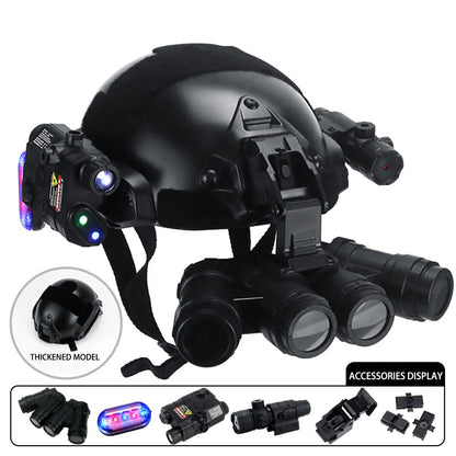 Kit Casque Tactique Enfant Airsoft – Vision Nocturne, Lampe & Visée Laser Multifontions - BLACKBEARD OUTDOOR INDUSTRIES