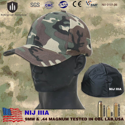 Casquette Balistique NIJ IIIA Discrète
