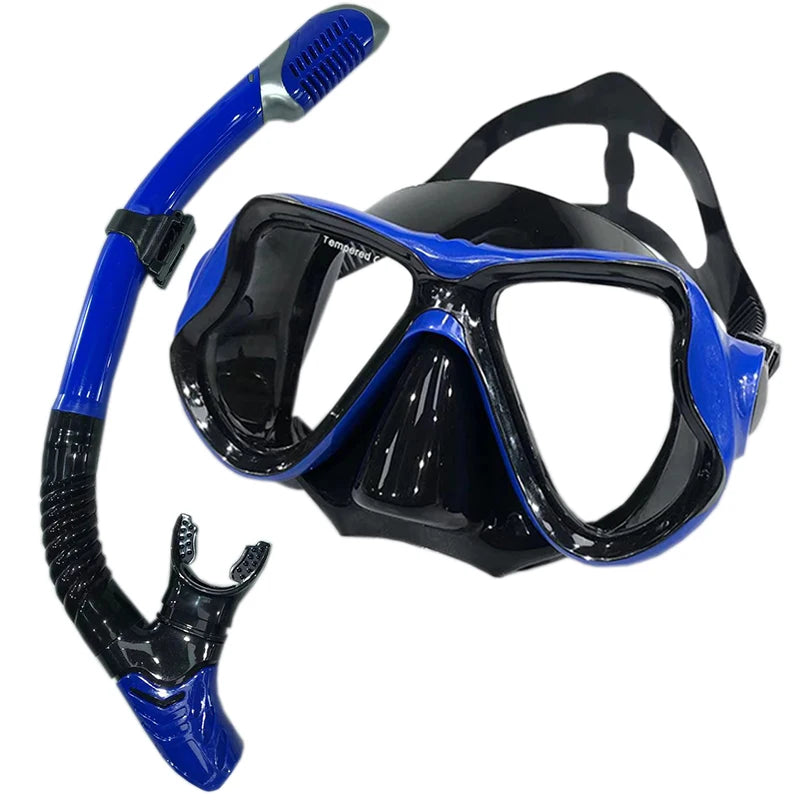 Masque de plongée et snorkeling adulte en verre trempé